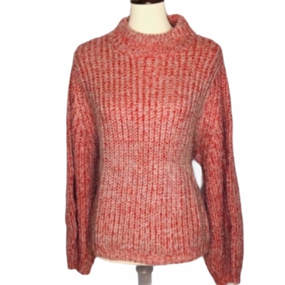 Marled Red Comfy Sweater NWT - Picture 4 of 6
